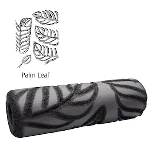 9 in. Palm Leaf Textured Foam Roller Cover