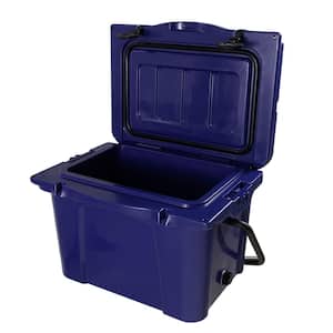 即納 NEIGHBORHOOD IC . 25QT P-COOLER BOX 25 qt. Dark Blue Portable Hard Cooler with Bottle Opener and Cup