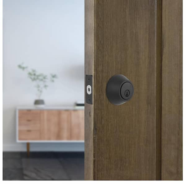 Matte Black Single Cylinder Deadbolt