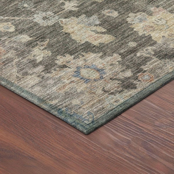 Chantille Machine Washable Indoor/Outdoor Abstract ACN2355 Gray 3 ft. x 5 ft. Area Rug