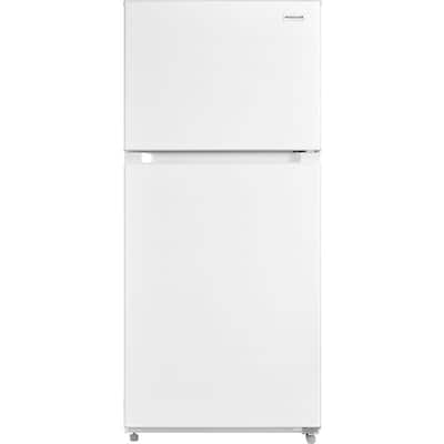 29.7 in 19 cu. ft. Standard Depth Garage Ready Top Freezer Refrigerator in White with Precision Temperature Control