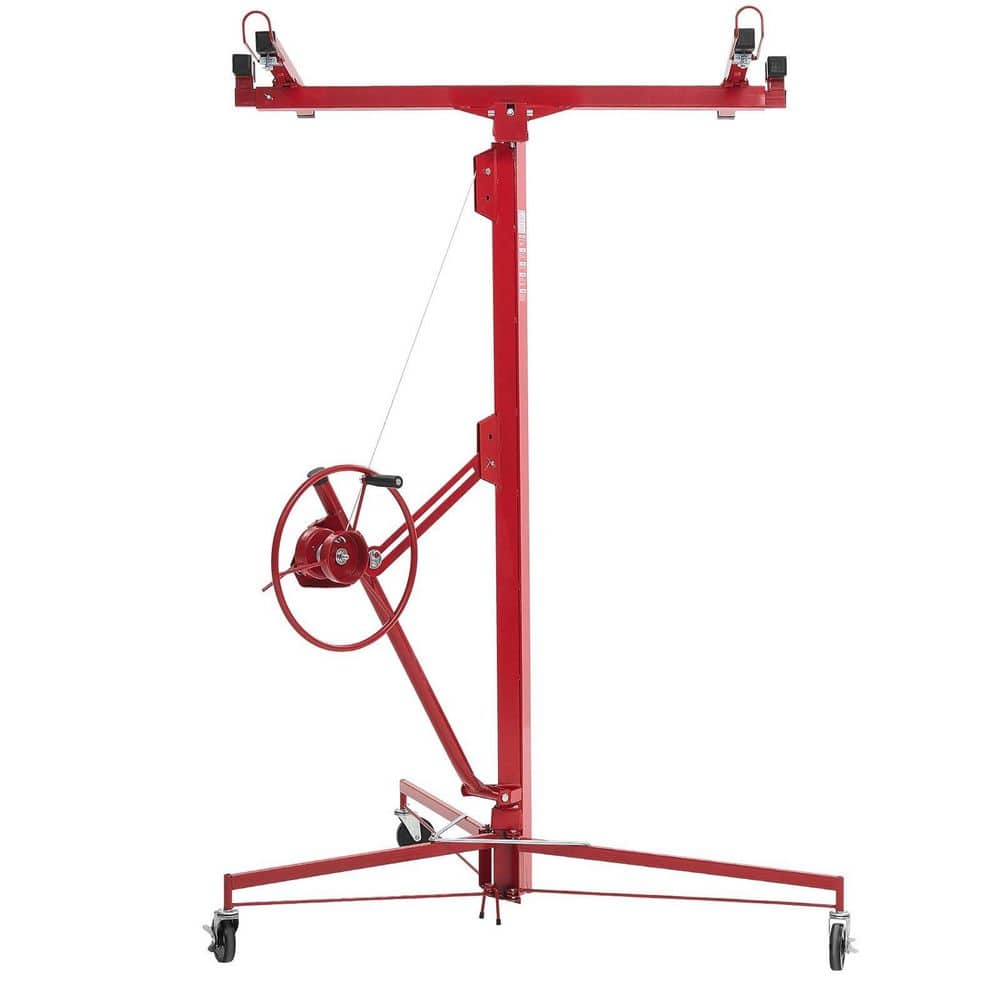16 ft. Red Drywall Lift, Drywall Panel Hoist with Adjustable Telescoping Arm, Lockable Wheels, 150 lb. Sheetrock Hoist price history on PriceWatchPro