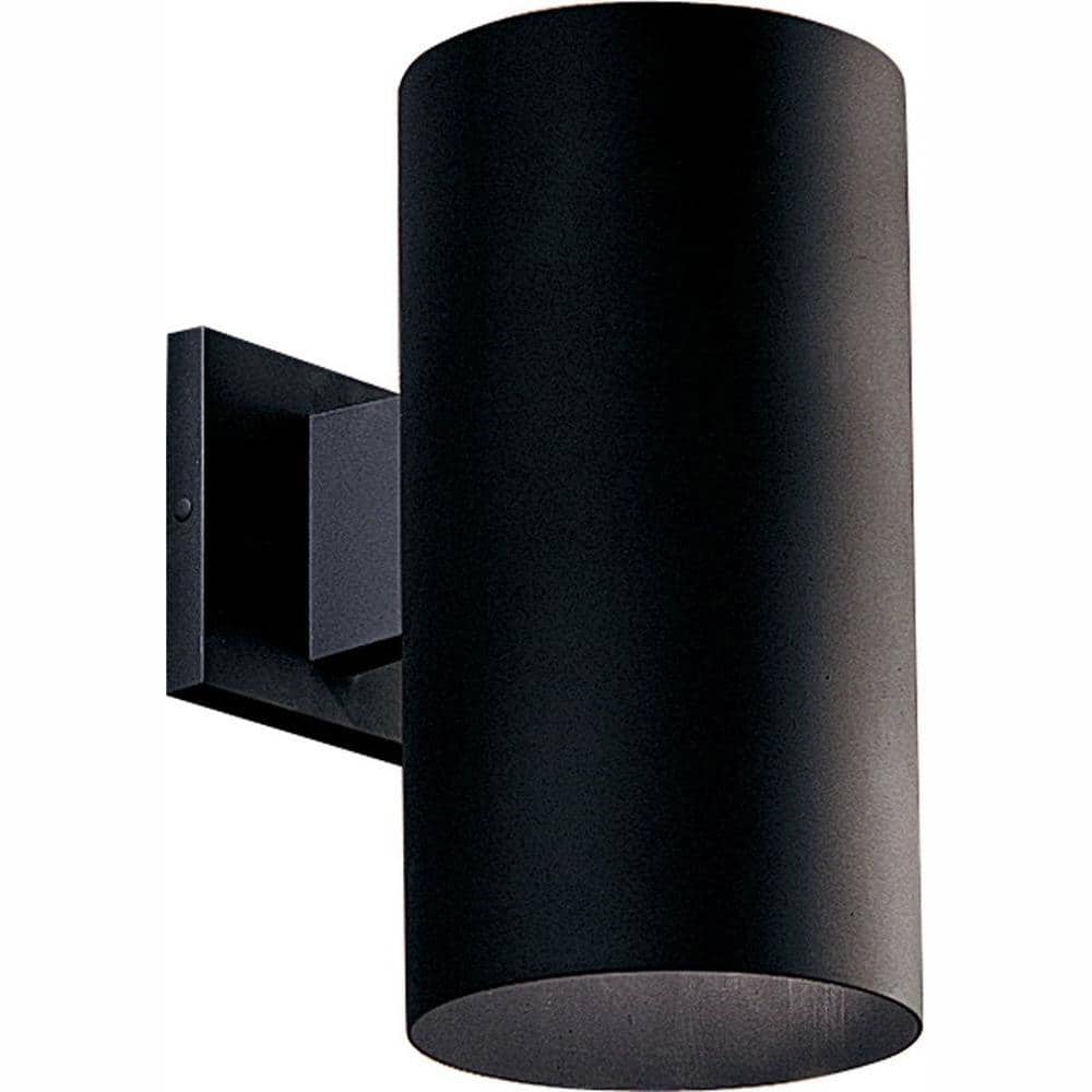 Progress Lighting Cylinder Collection 6″ Black Modern Outdoor LED Aluminum Wall Lantern Entry, Garage, Porch Light P5641-31/30K Sansujyuku sansujyuku.com