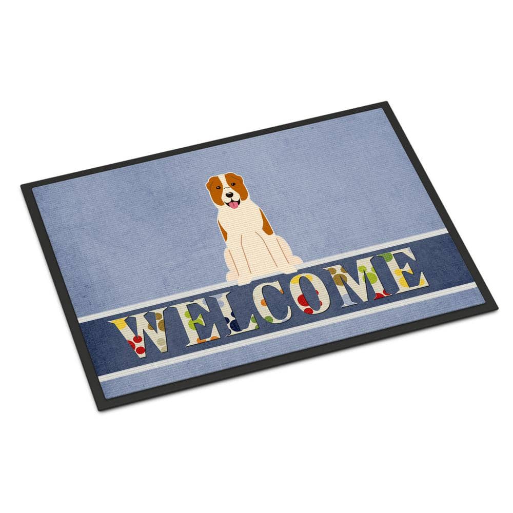 18H X 27W Multicolor Caroline's Treasures BB1442MAT Chocolate Brown Poodle Welcome Indoor or Outdoor Mat 18x27 18H X 27W Multicolor Caroline's Treasures BB1442MAT Chocolate Brown Poodle Welcome Indoor or Outdoor Mat 18x27