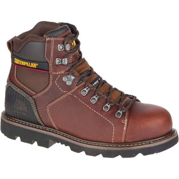 CAT Footwear Men's Alaska 2 Waterproof 6'' Work Boots - Steel Toe - BROWN Size 11(M)