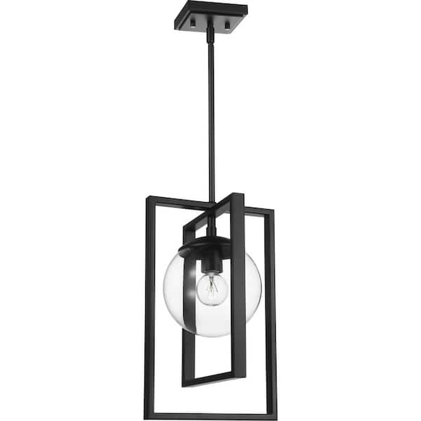 Atwell 1-Light Black Pendant