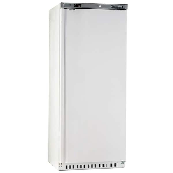 Maxx Cold 23 Cu. Ft. Freezer Frost Free Defrost Chest Freezer Single Door Reach-in Convertible in White