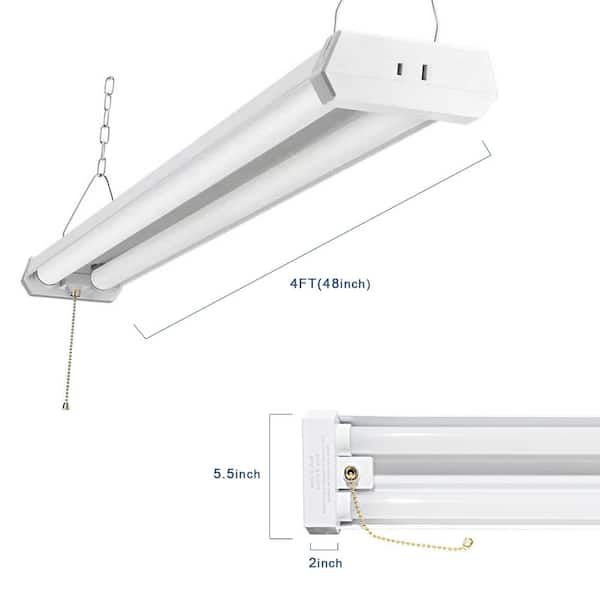 Spitzer 4 ft. 70 Watt Equivalent 4500 Lumens Linkable Integrated