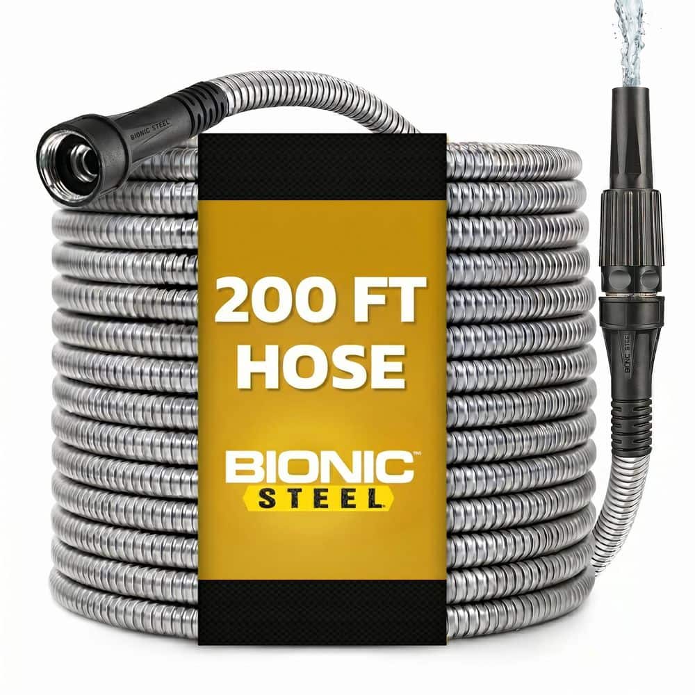 5/8 in. Dia. x 200 ft. Heavy-Duty Stainless Steel Garden Hose price history on PriceWatchPro