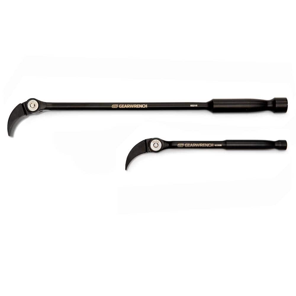 GEARWRENCH 8 in. and 16 in. Indexing Head Pry Bar Set (2-Piece