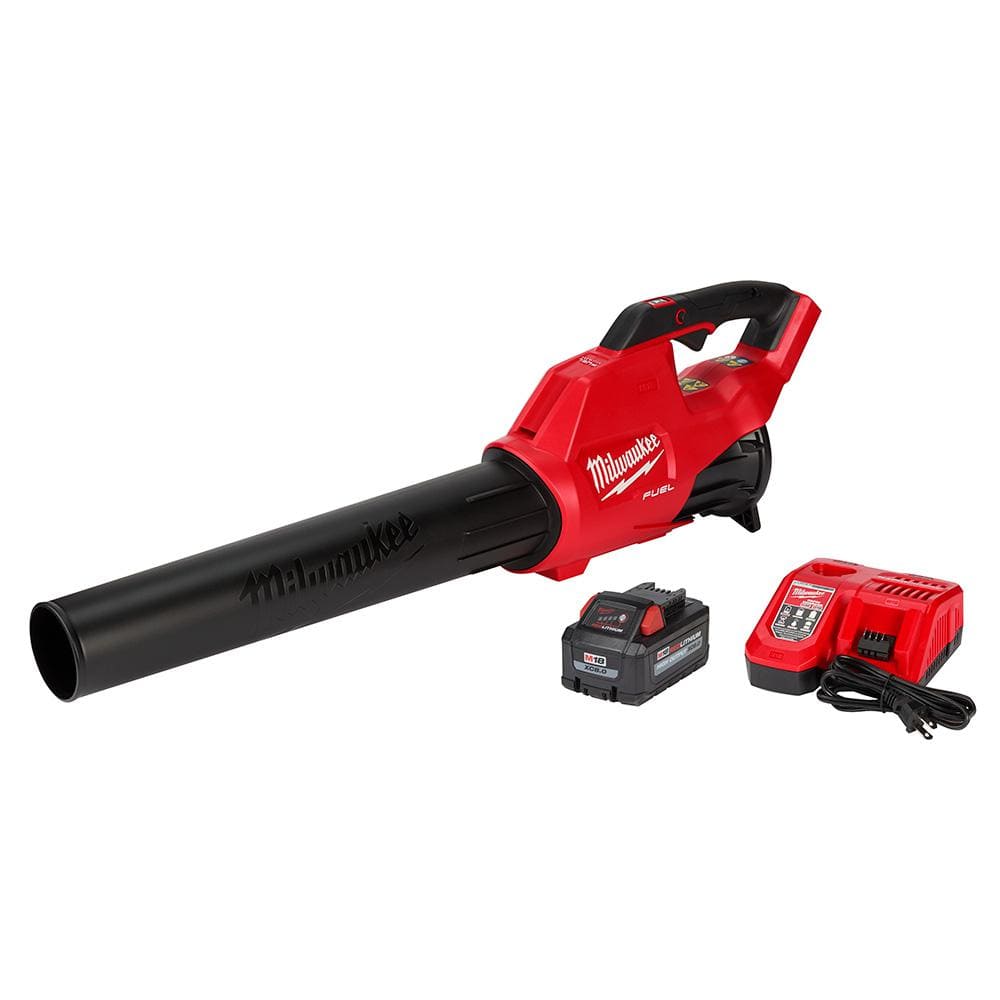 Milwaukee M18 FUEL 120 MPH 450 CFM 18-Volt Lithium-Ion Brushless Cordless  Handheld Blower Kit with 8.0 Ah Battery, Rapid Charger 2724-21HD The Home  Depot