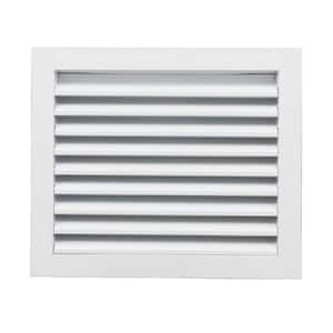 14 in x 12 in Aluminum Return Air Grille in White