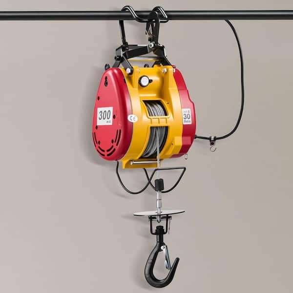 2-in-1 Electric Hoist Winch, 1500-Watt Portable Winch, 660 lbs. Capacity, 98.4 ft. Lift Height, Wired/Wireless Control