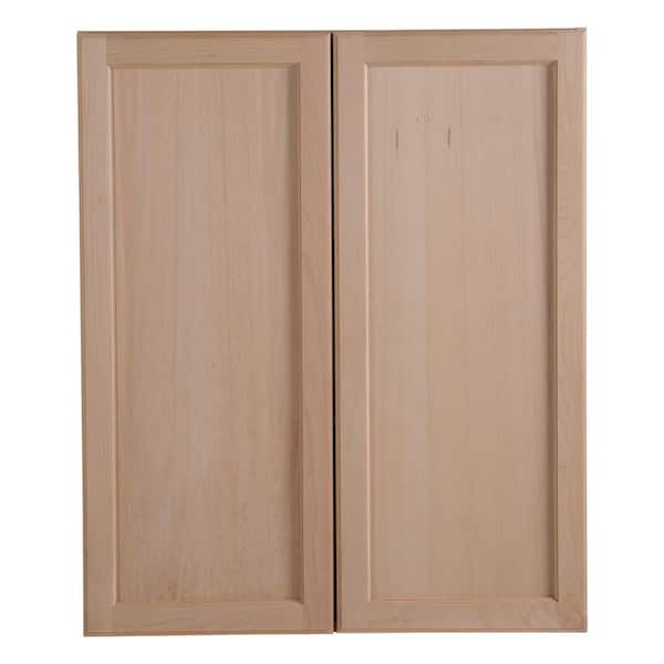 Hampton Bay Easthaven Assembled 30x36x12 in. Frameless Wall Cabinet in ...