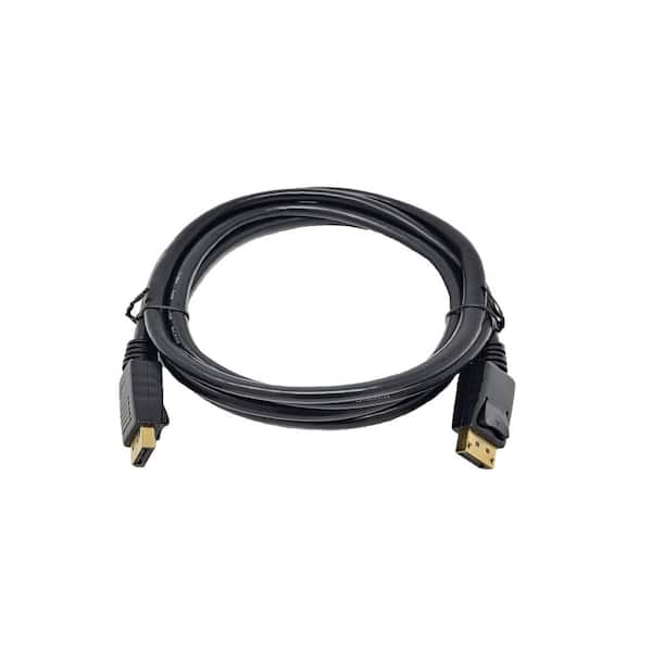 Micro Connectors, Inc 6 ft. DisplayPort 1.2 M/M 28 AWG Cable with Latches