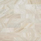 Athena Gold 4 in. x 12 in. Honed Marble Floor and Wall Tile (4.95 sq. ft./Case)