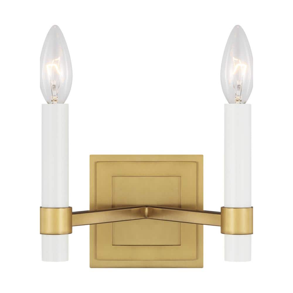 Marston 6.5'' Dimmable Brass Candle Wall Sconce
