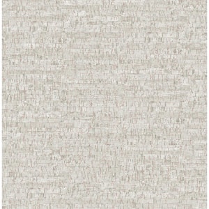 Henrique Grey Faux Cork Paper Strippable Roll (Covers 56.4 sq. ft.)