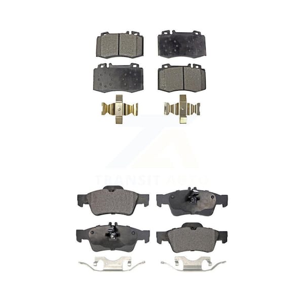 TEC Front Rear Ceramic Brake Pads Kit For Mercedes-Benz E350 SL500 E500 SL550 CLS550 CLS500 KTC-100429