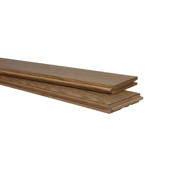 Blue Ridge Hardwood Flooring Northern Coast Rock Cliffs Oak 3/4 in. T x 3 in. W Smooth Solid Hardwood Flooring (24 sq.ft./case)