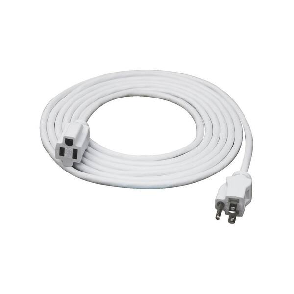 15 ft. 16/3 SJTW White Outdoor Extension Cord EC883615 The Home Depot