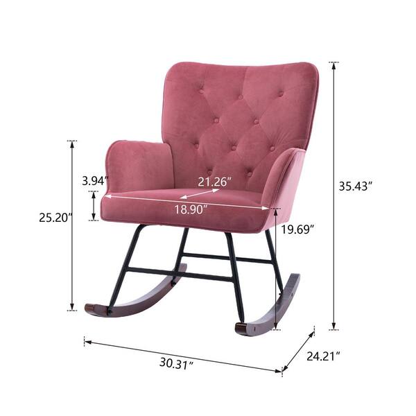 pink camo rocking chair