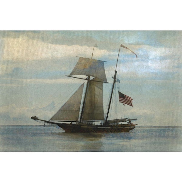 VENICE BEACH Collections Tall Ship Lynx by Grotto Studios 1 Piece Unframed Graphic Print Abstract Poster Art Print 24 in. x 36 in.