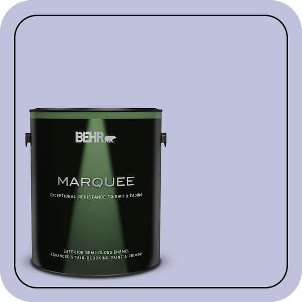 BEHR MARQUEE 1 gal. #610A-3 Lavender Sachet Semi-Gloss Enamel Exterior Paint & Primer
