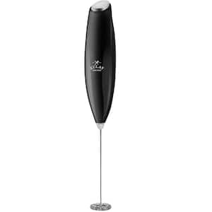 Powerful Handheld Milk Frother Without Stand - Matte Black