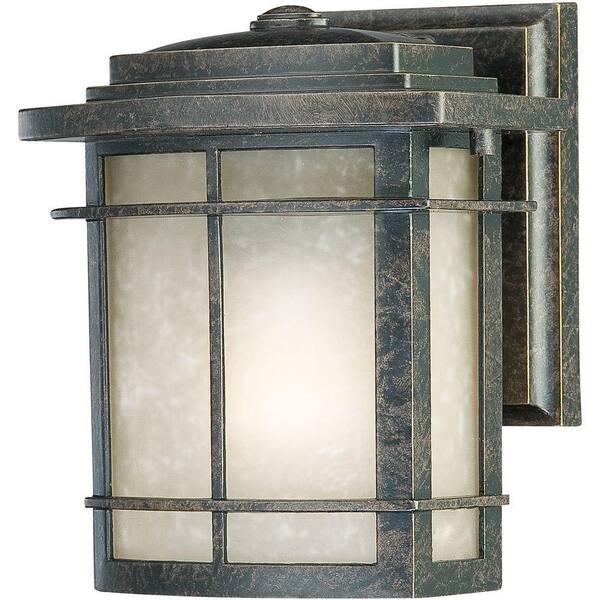 Filament Design Monroe 1-Light Imperial Bronze Outdoor Incandescent Wall Lantern