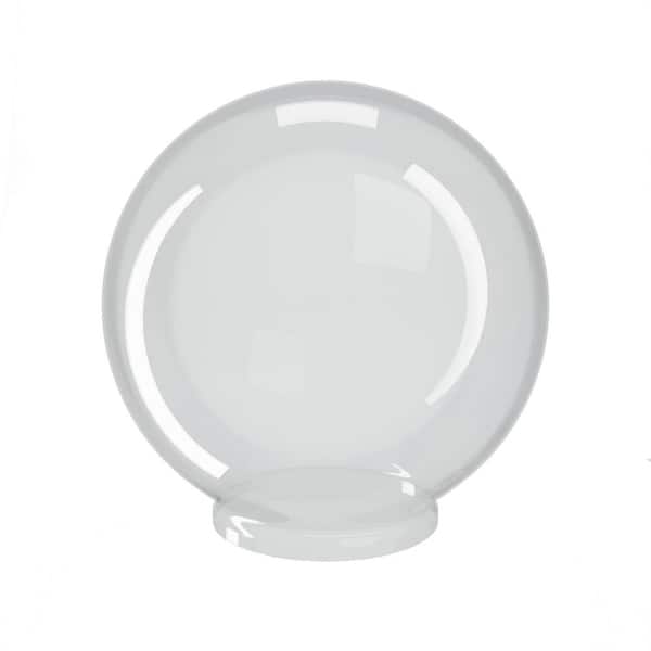 SOLUS 12 in. Dia Globe Clear Smooth Acrylic Globe with 3.91 in. Outside Diameter Fitter Neck - No Fixture Included