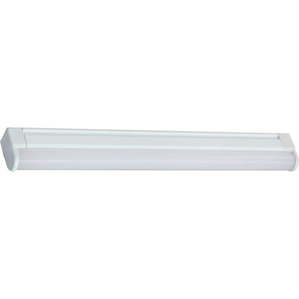 Volume 12.375 in. Integrated LED White Under Cabinet Light with White Acrylic Lens V6741-6 - The Home Depot