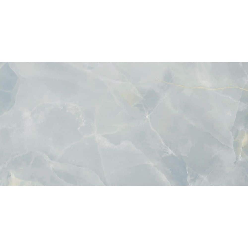 Italian Onyx Blue 24 in. x 48 in. Matte Marble Look Porcelain Large Format Floor and Wall Tile (15.5 sq. ft. /Case) price history on PriceWatchPro