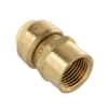 LittleWell 1/2 in. Push-Fit x 1/2 in. Female Pipe Thread Brass Coupling (4- Pack) ACPF8FPT8X4 - The Home Depot