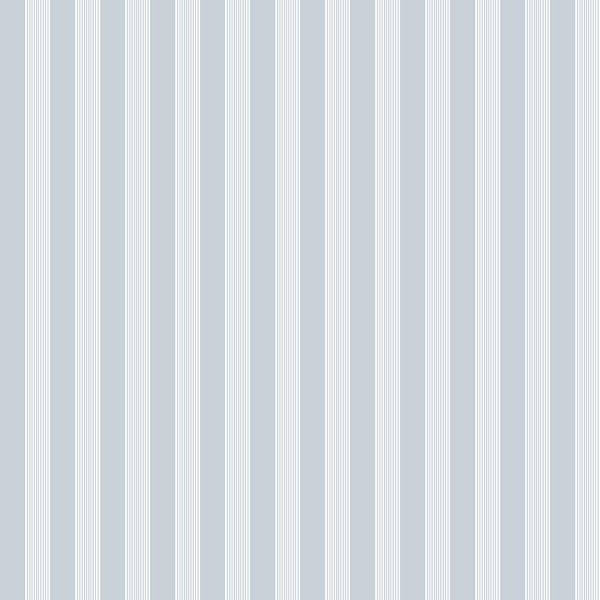 Unbranded Little Explorers 2-Blue Vertical Ribbon Stripe Matte Finish Non-Pasted Non-Woven Wallpaper Sample