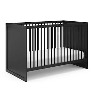 Calabasas Black 3-in-1 Convertible Crib