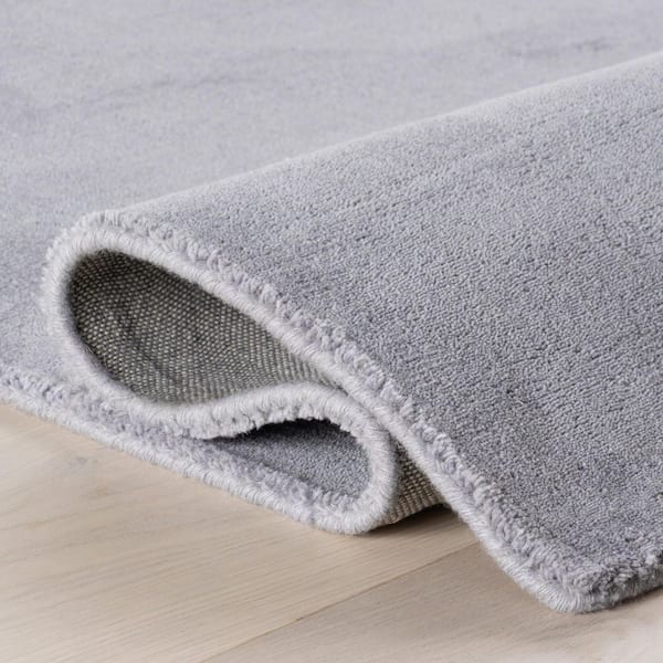 RUGS USA Maru Wool Silver 5 ft. x 8 ft. Indoor Area Rug SVKZ01C