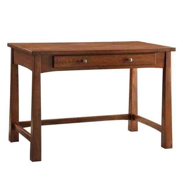 HomeSullivan Henderson Oak 1-Drawer Writing Desk