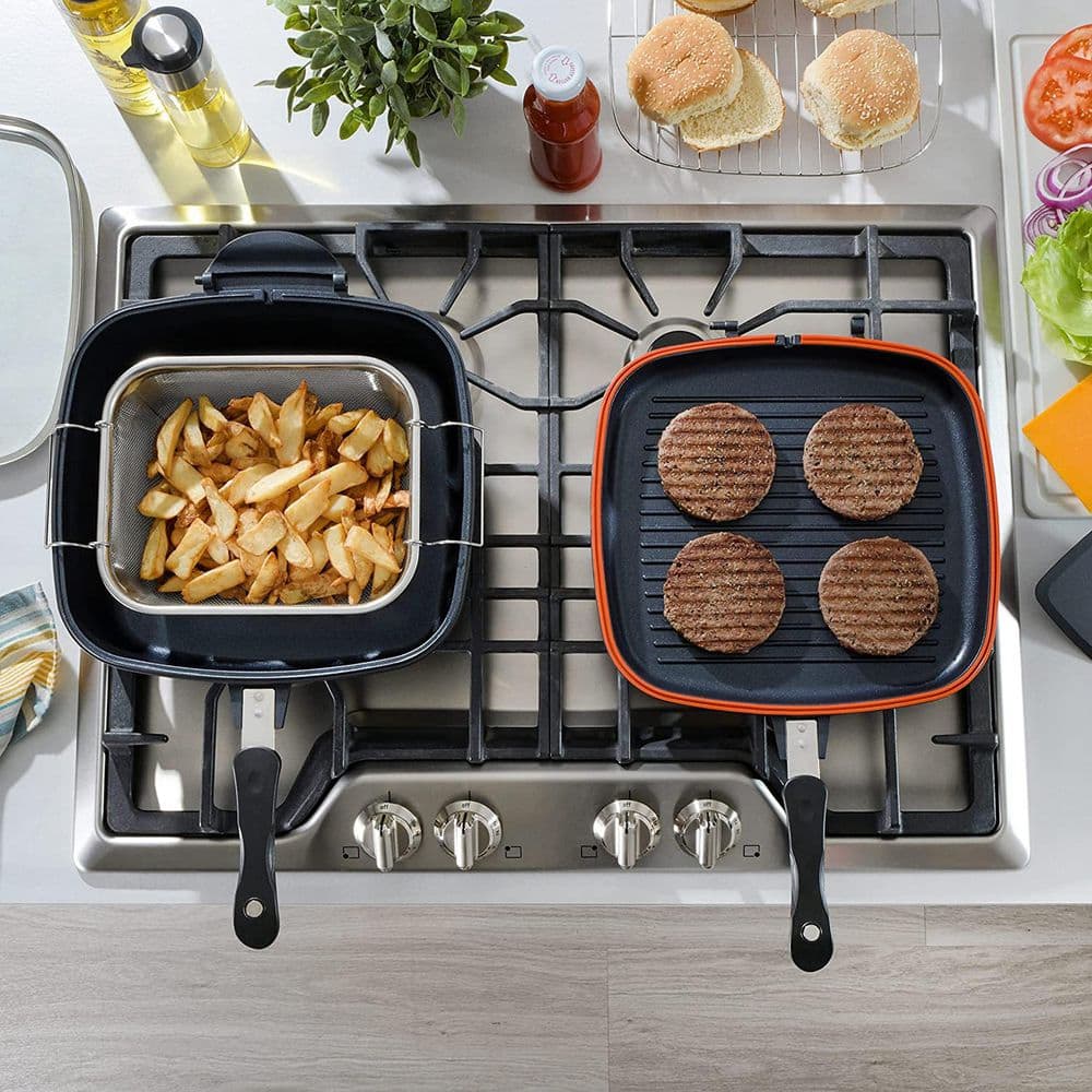30" Deluxe Black Nonstick Multi-Function Cookware Set