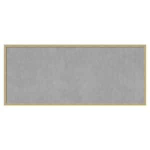 Lucie Champagne 49 in. x 21 in Framed Magnetic Board