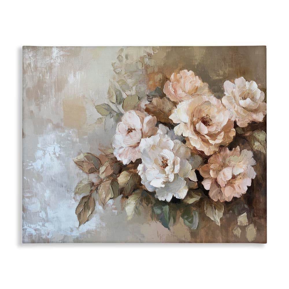 Pastel Budding Blooms by Petal Prints Design Unframed Nature Graphic Art Print 16 in. x 20 in. price history on PriceWatchPro