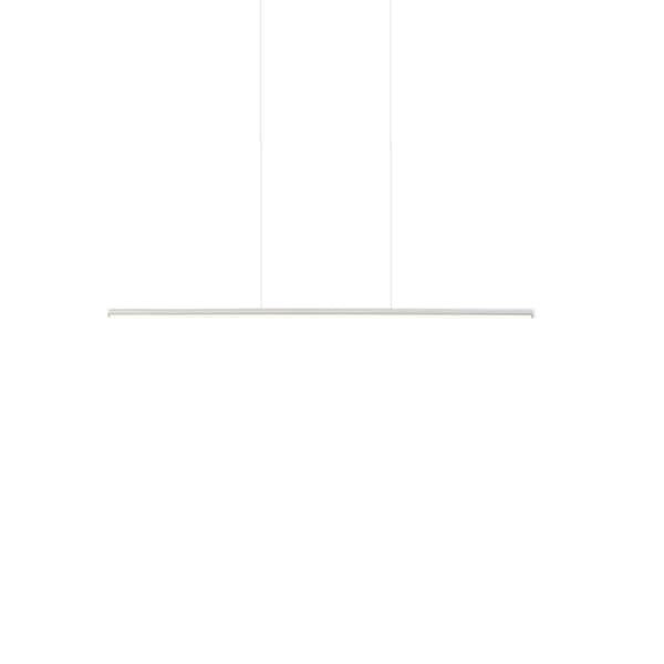Chute 35 in. 1 Light 21-Watt White Integrated LED Pendant Light