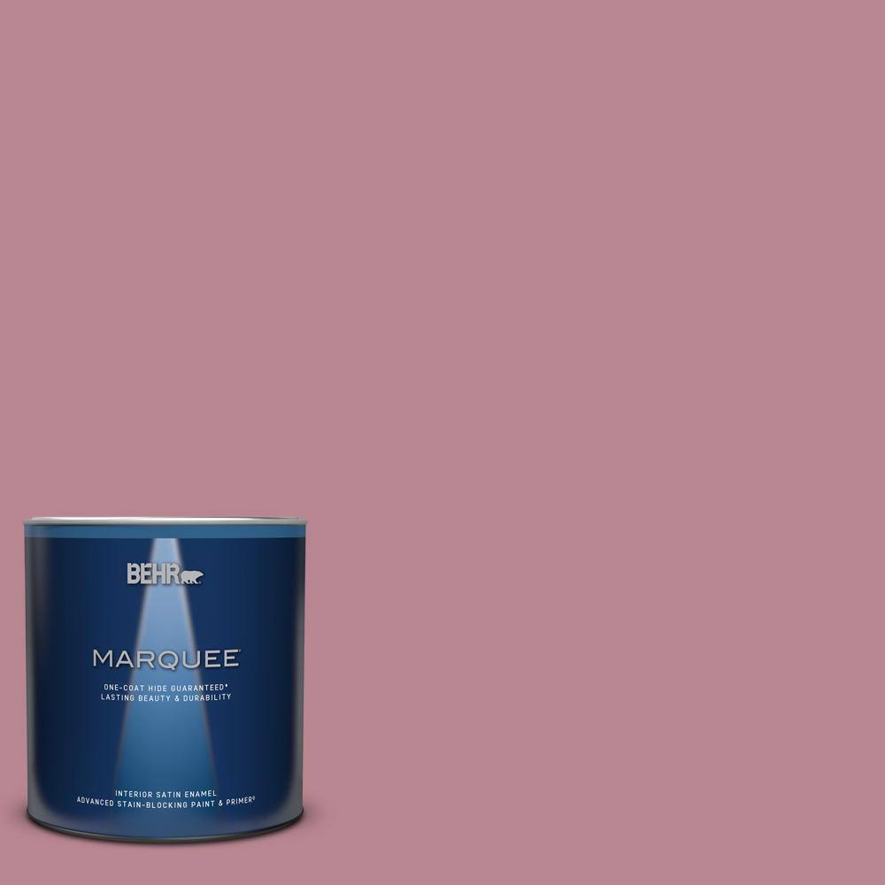1 qt. #BIC-19 Berry Blush Satin Enamel Interior Paint & Primer
