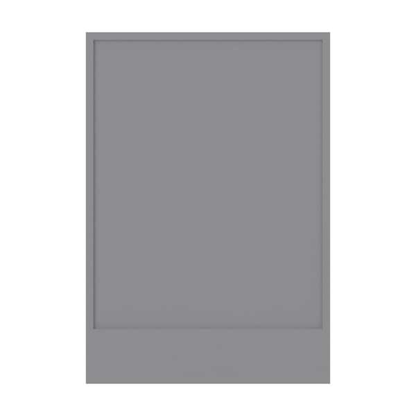 Franklin 0.75 in. W x 24 in. D x 34.5 in. H Base Matching End Panel in Veiled Gray