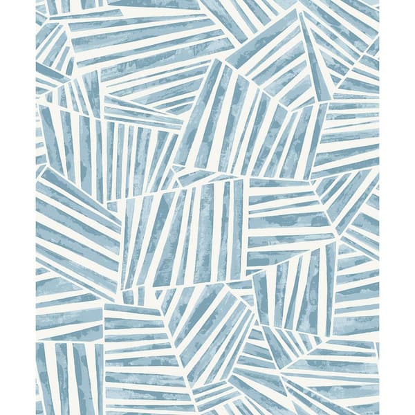 Seabrook Designs Iceburg Alpi Abstract Unpasted Paper Nonwoven Wallpaper Roll 57.5 sq. ft.
