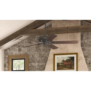 Royal Oak 60 in. Indoor New Bronze Ceiling Fan with Remote For Bedrooms