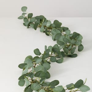72" Artificial Leafy Green Eucalyptus Garland