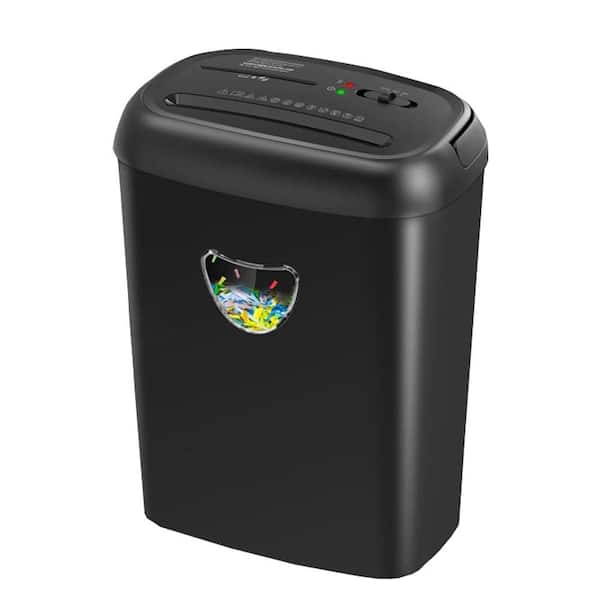 Ahfiwaso 14-Sheet Cross Cut Paper Shredder 6.6 Gallon Capacity P-4 Security-Jam Proof Heavy Duty Shredder in Black
