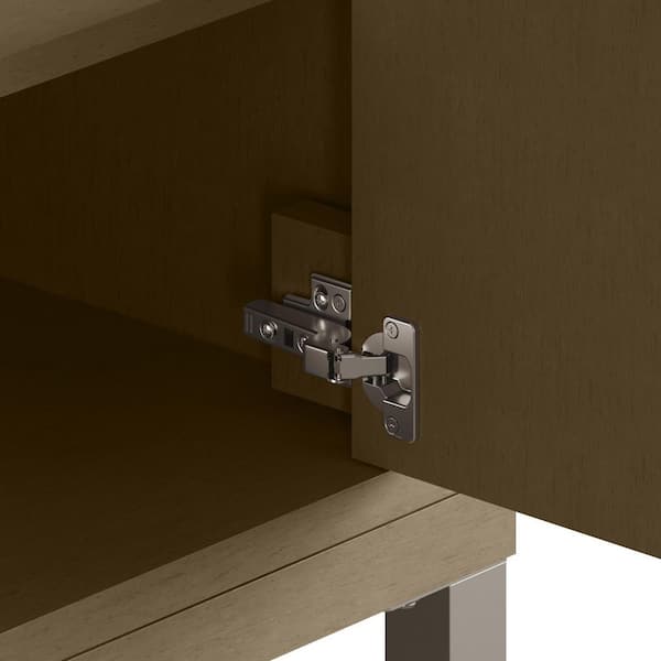 Chicago 60.0 in. W x 23.5 in. D x 33.76 in. H Double Bath Vanity in Walnut Whisper with Victorian Silver Quartz Top