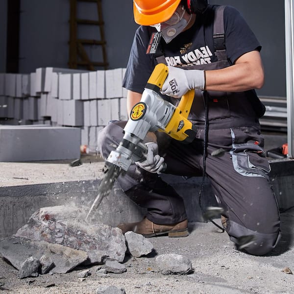 Demolition Jack Hammer, 18. 5in. x 3. 97in. with 1400W Electric Jackhammer Heavy Duty, 2900 BPM Jack Hammer Concrete